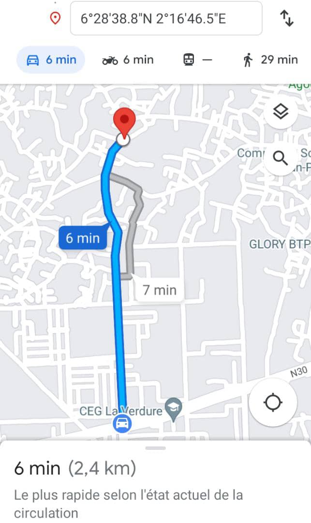 DEUX PARCELLES A VENDRE OUEDO AVEC TF A COTE DE L’ECOLE PRIMAIRE EN BORDU DE LA VOIE