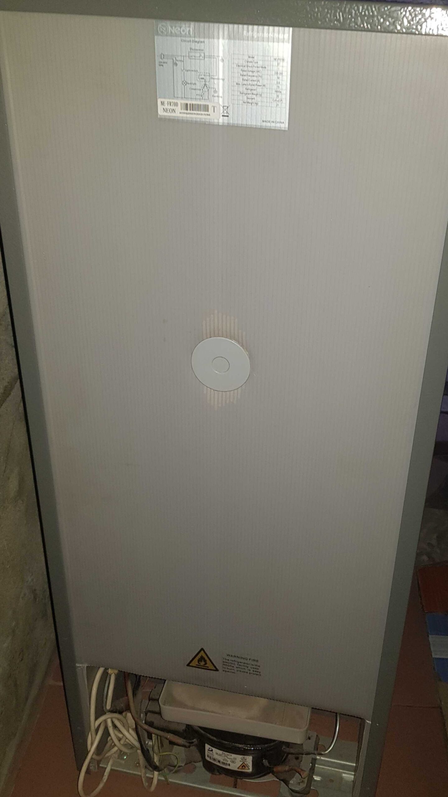 Réfrigérateur Neon 115 litre 2 battants