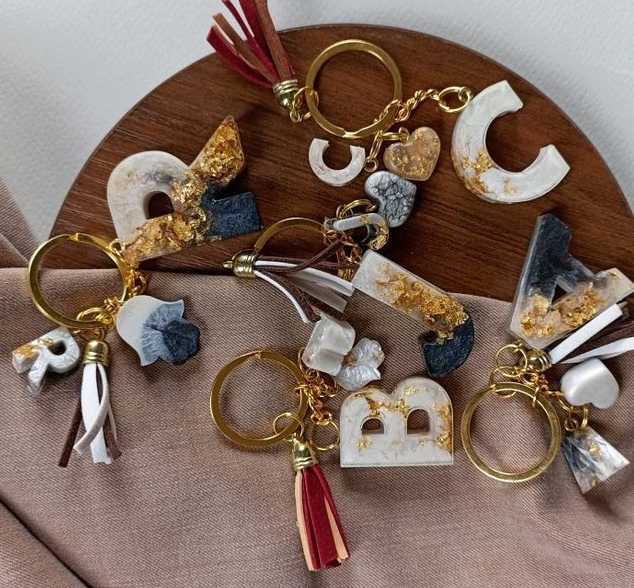 Porté clé en résine