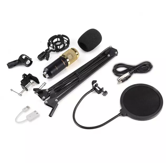 Microphone +carte son et assessoires