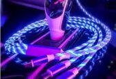 Chargeur avec jeux de lumières avec trois bouts de