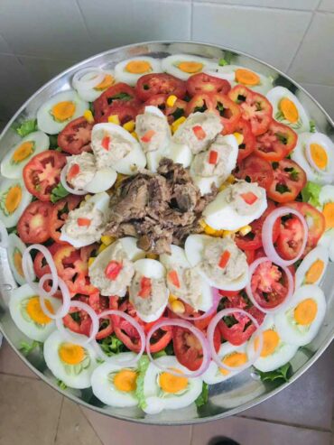 Salade verte au thon