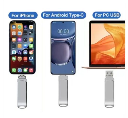 Clé USB COMPATIBLE AVEC ANDROID, IPHONE ET PC