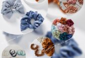 Chouchous et boucles d’oreilles scrunchies