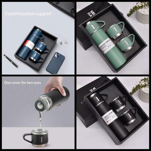 Thermos avec 2 taxes
