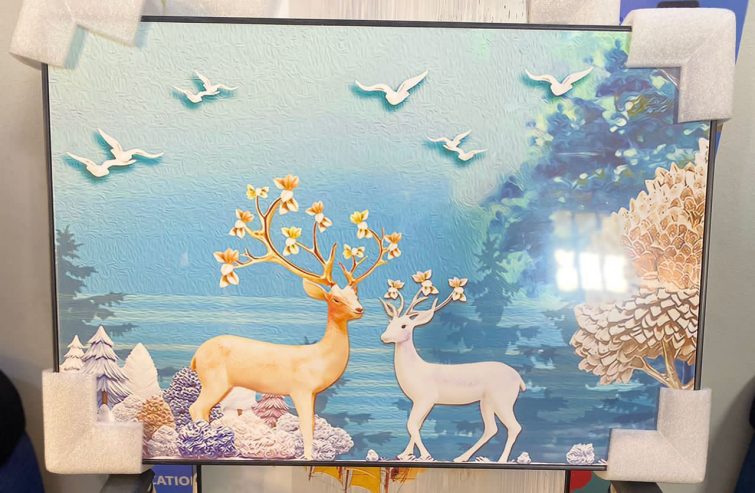 Des tableaux artistiques tout droits venus des Eta