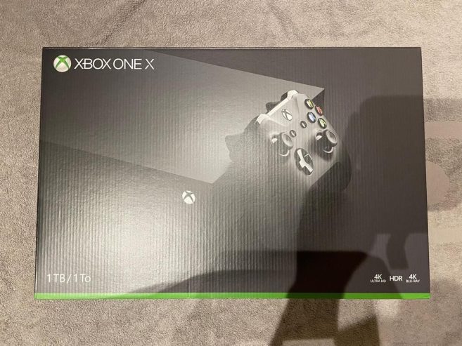 Xbox one X scellé nouveau dans cartons