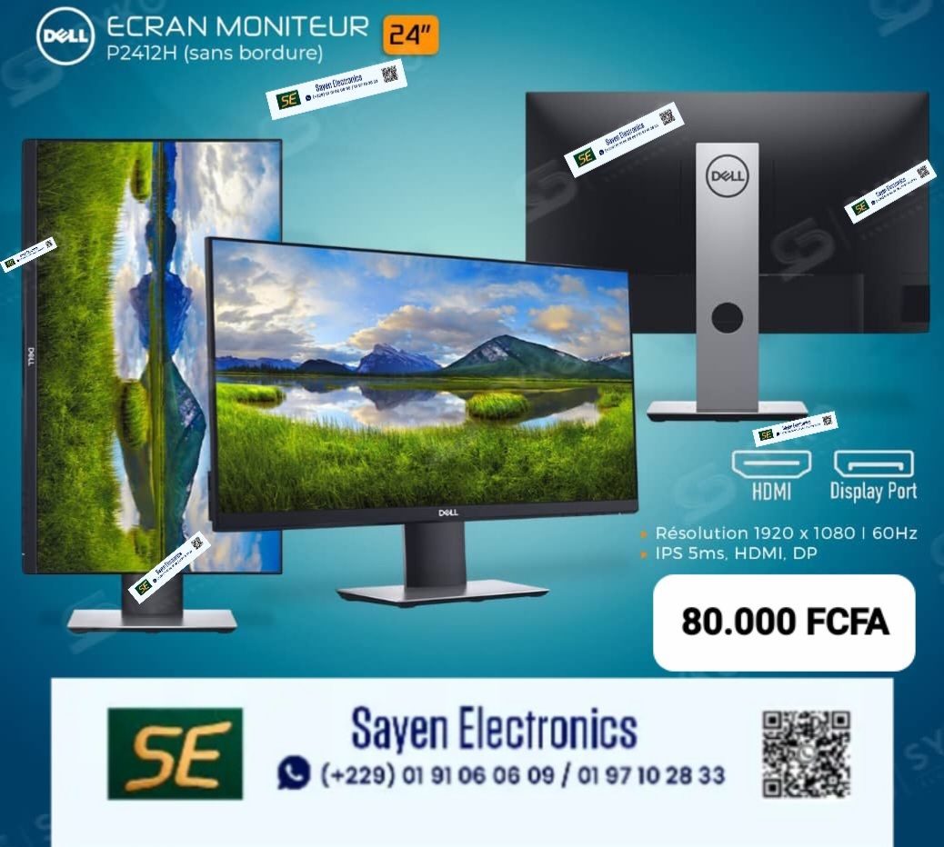 Moniteur(Ecran Seul) DELL Sans Bordure Venu