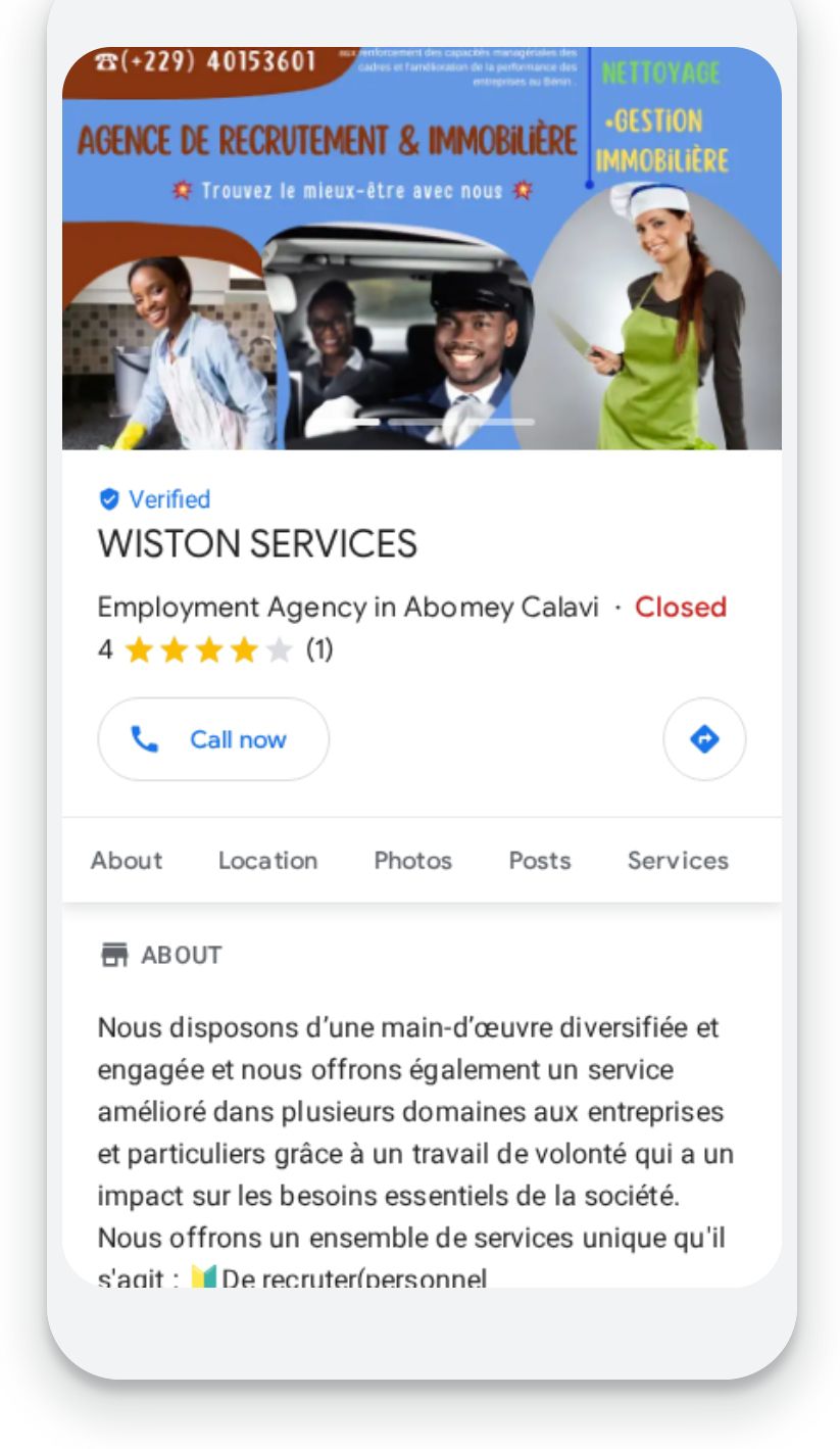 Le service de ménage a domicile
